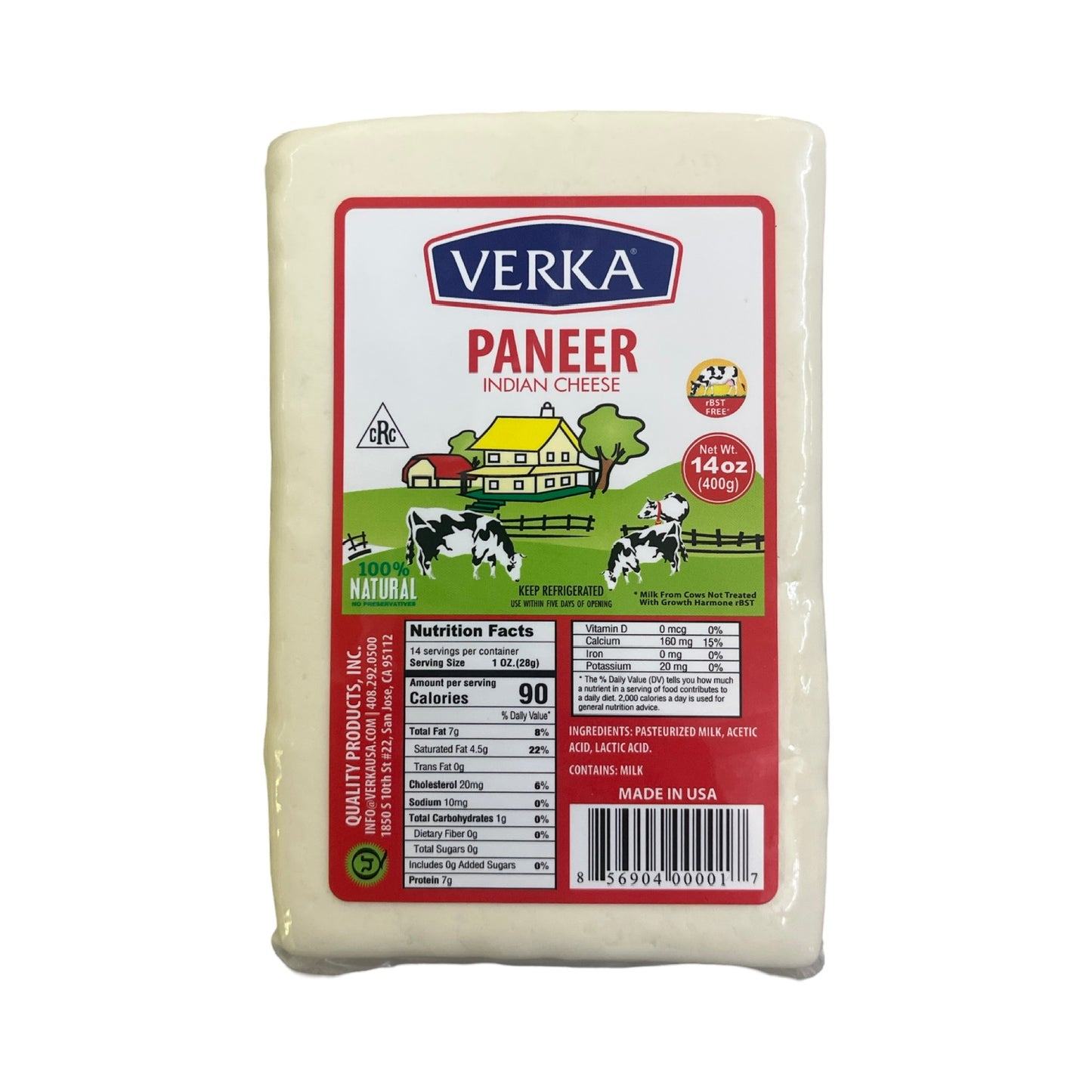 Verka Paneer 14oz