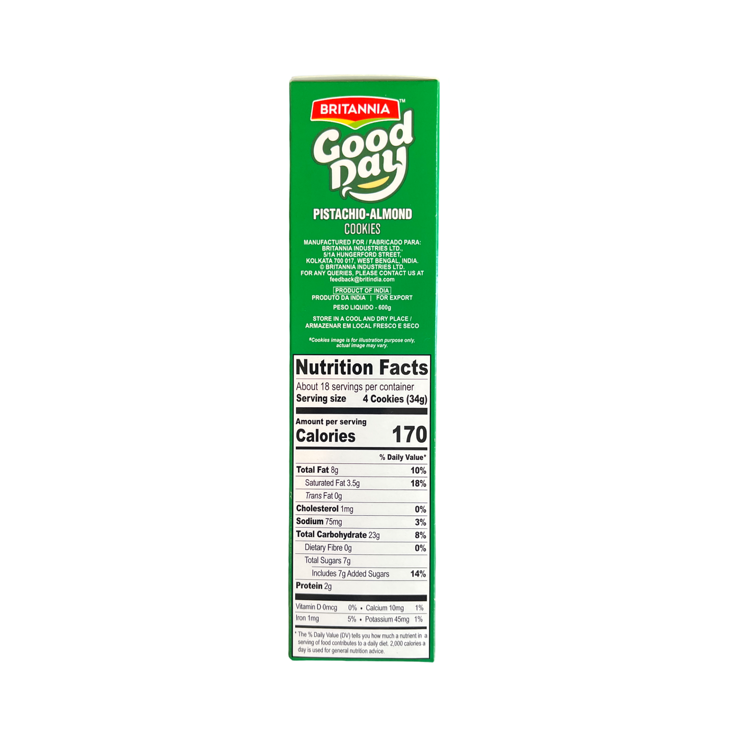 Good Day Pista-Almond 600g