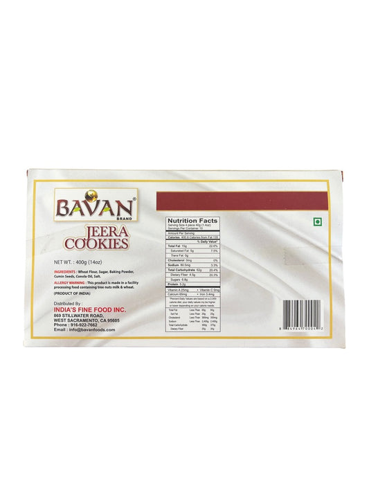 Bavan Jeera Cookies 400g