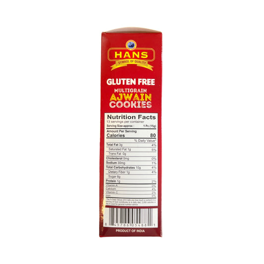 Hans Mulitgran Ajwain Cookies 200g