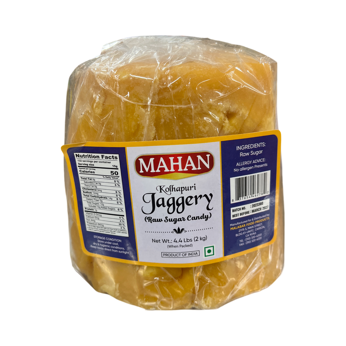 Mahan Kolhapuri Jaggery 4.4lb