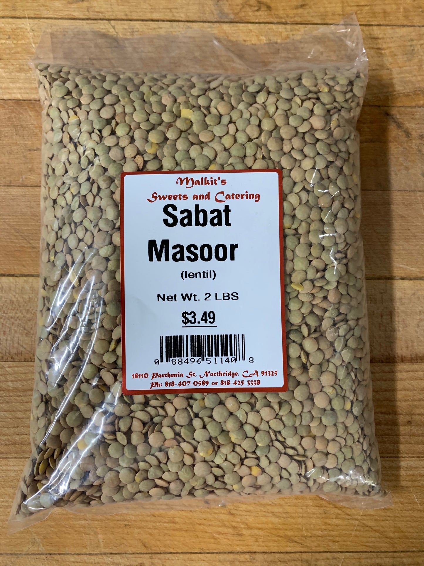 Sabat Masoor 2lb