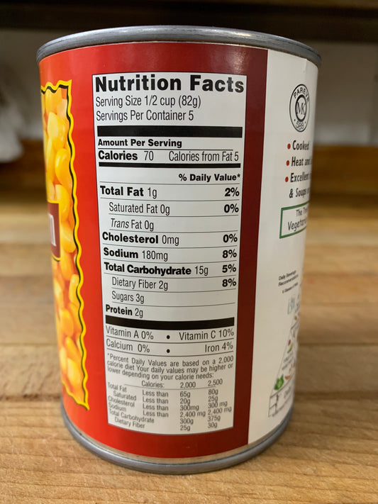 Whole Kernel Corn 20oz