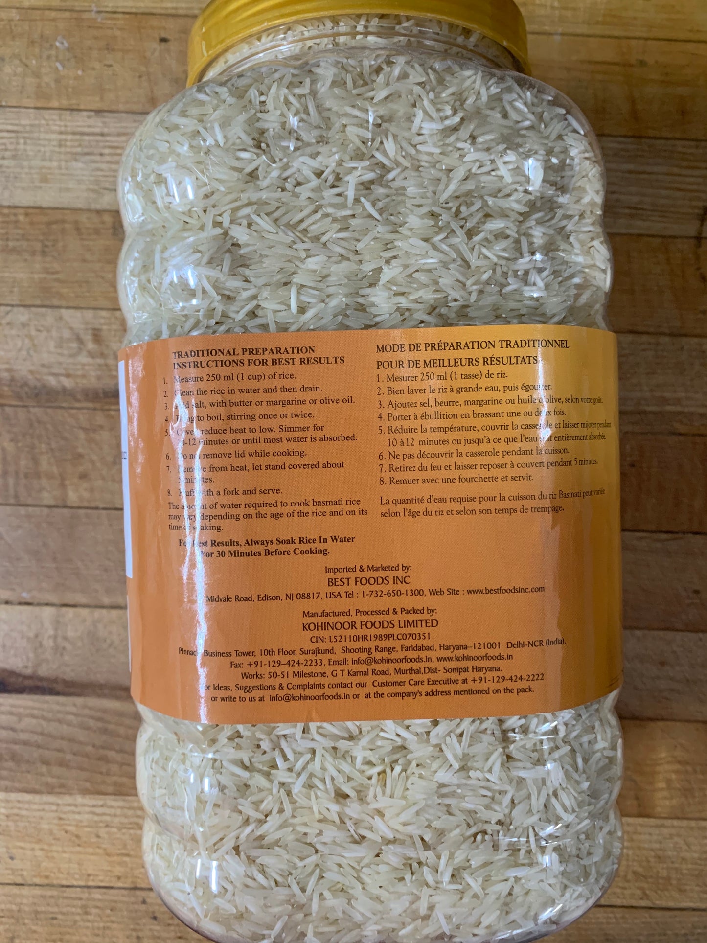 Kohinoor Basmati Rice (Ex Long) 10lb
