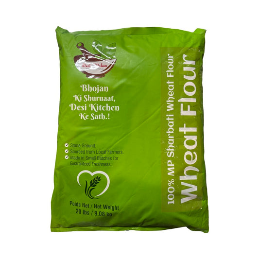Desi Kitchen Wheat Flour 20lb