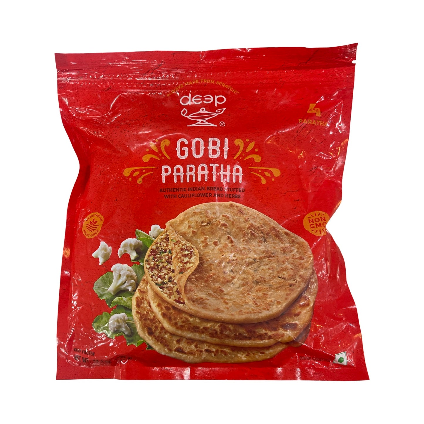 Deep Gobi Paratha 4pc