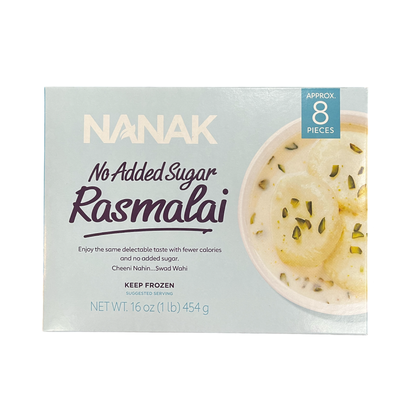 Nanak Rasmalai Sugar Free 8pc