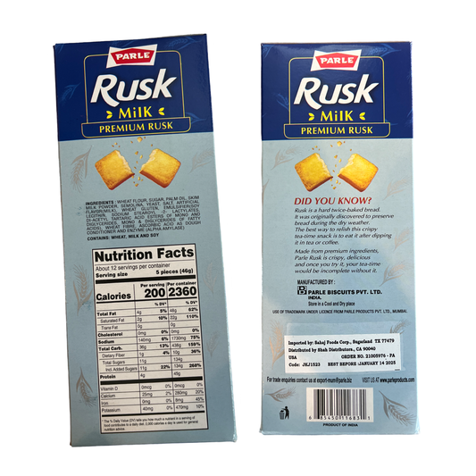 Parle Rusk Milk 546g