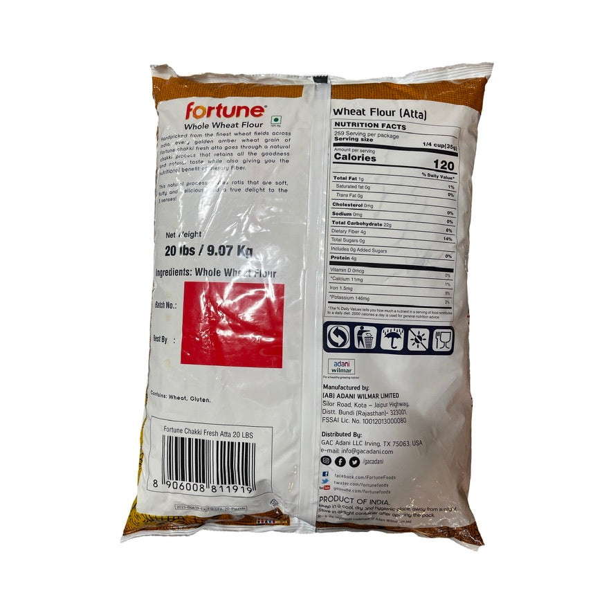Fortune Chakki Atta 20lb
