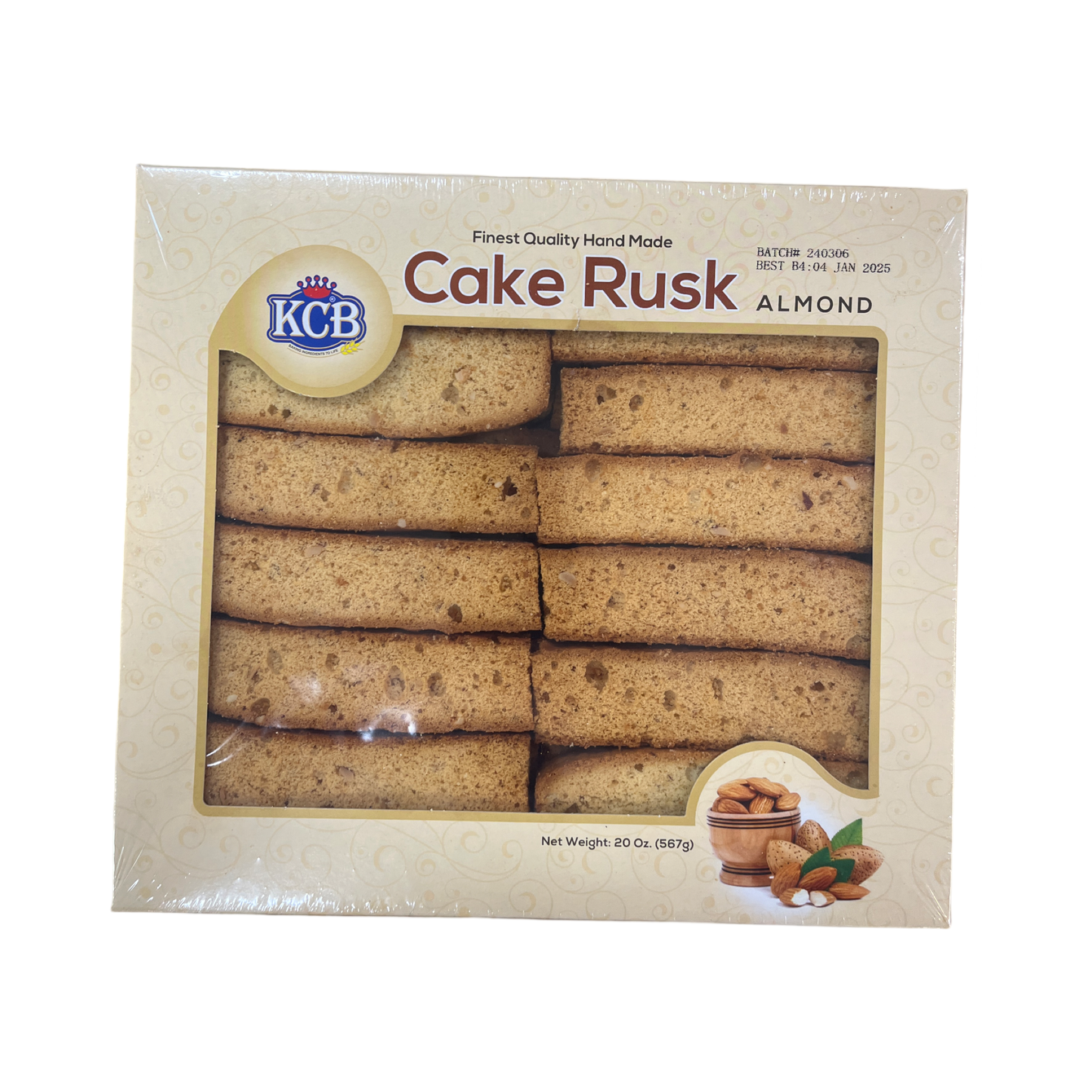 KCB Cake Rusk Almond