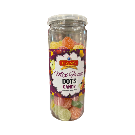 Hans Mixed Fruit Dot 7oz