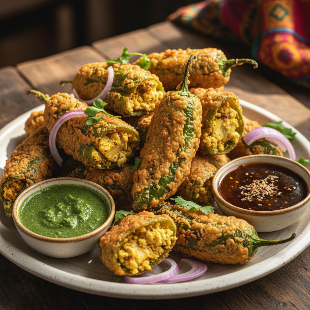 Stuffed Chilli Pakora