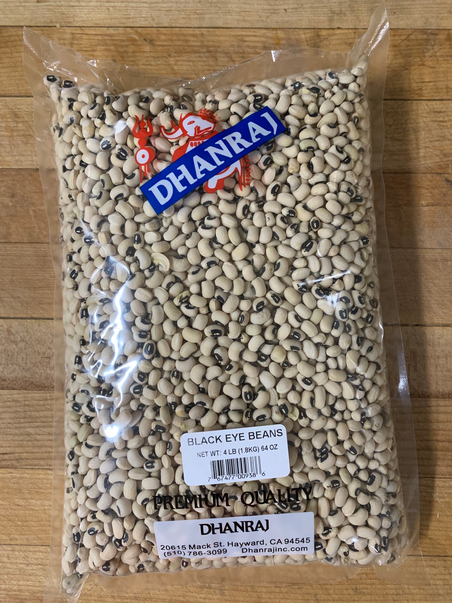Dhanraj Black Eye Beans 4lb