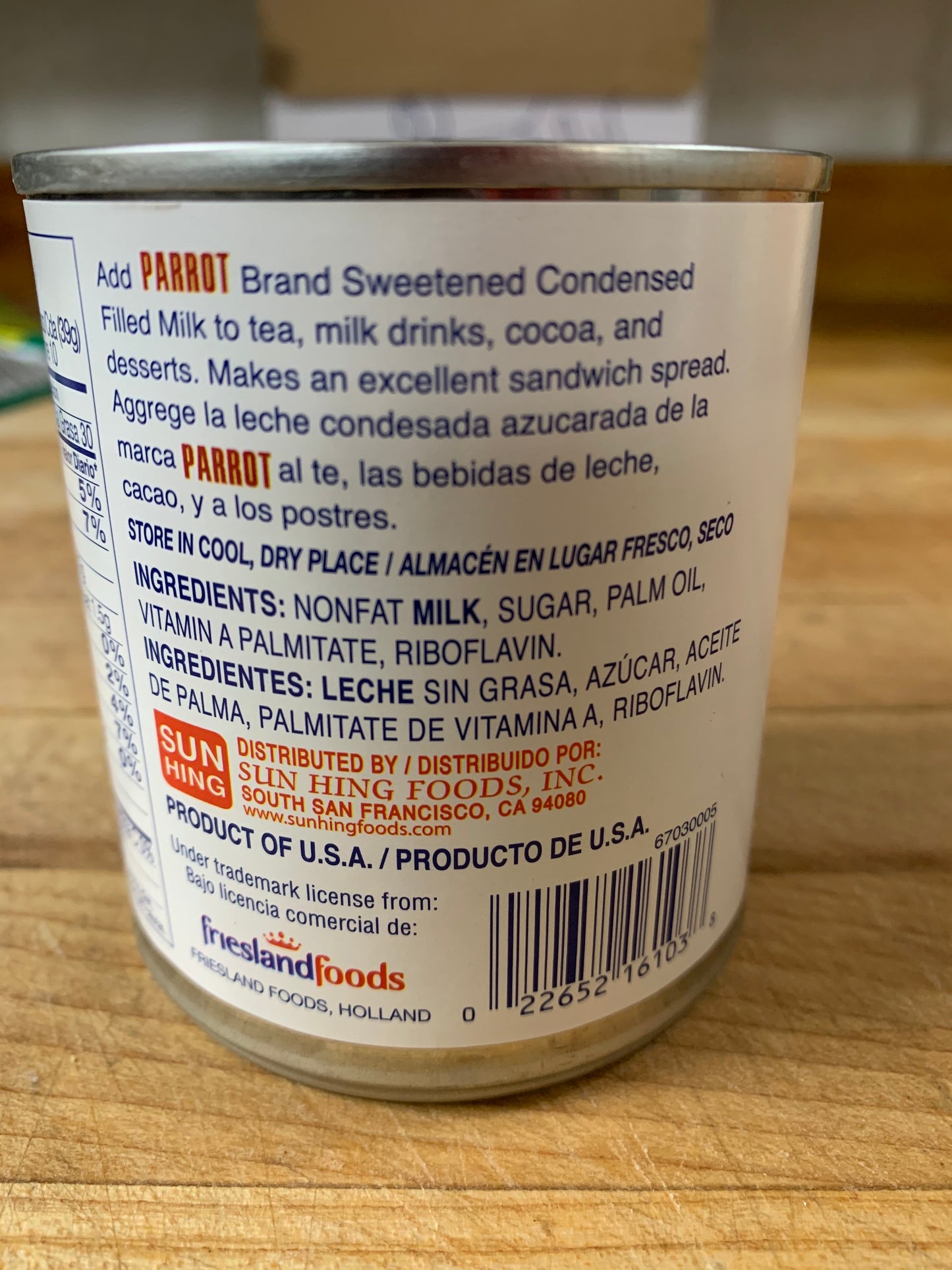 Parrot Sweetened Condensed Milk 14oz