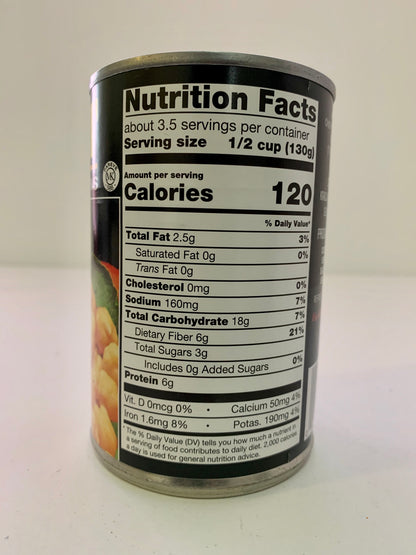 Chick Peas (Garbanzo Beans) 15oz