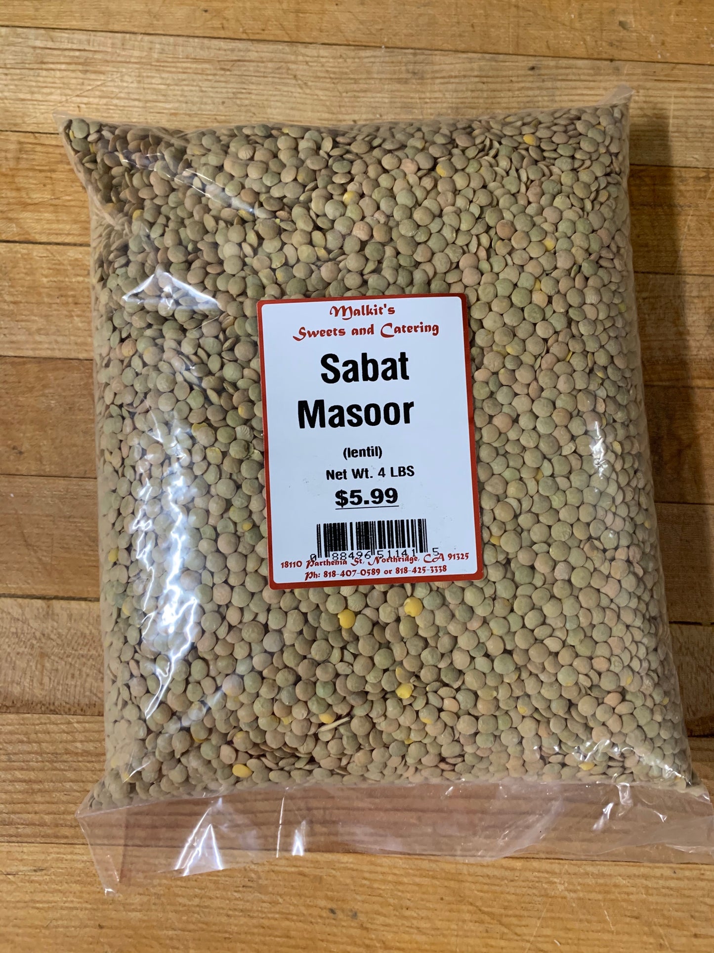 Sabat Masoor 4lb