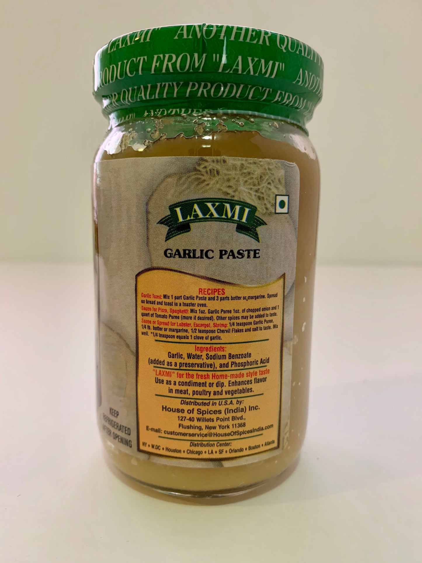 Laxmi Garlic Paste 8fl